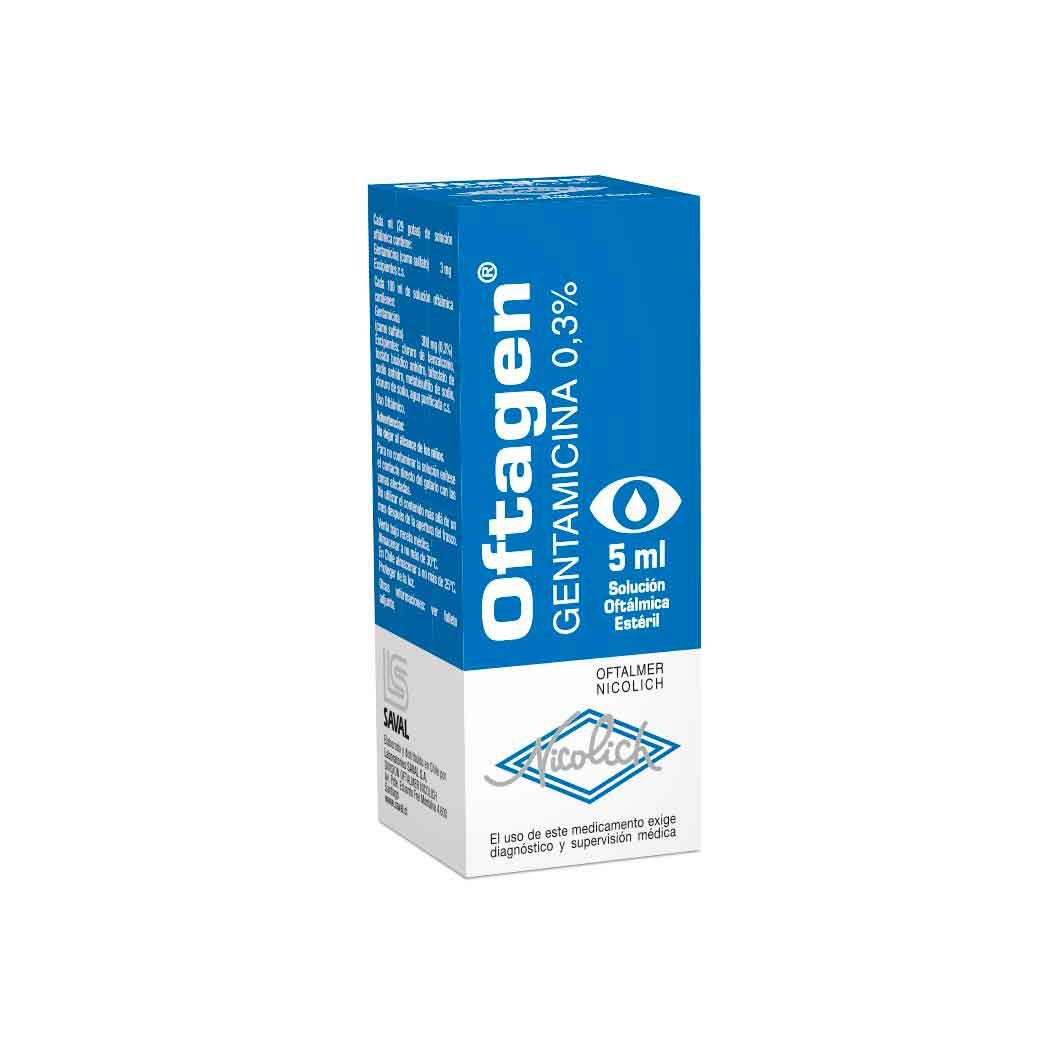 OFTAGEN 0,3% 5 ML SOLUCION OFTALM